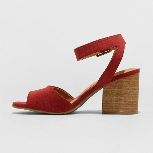 NWT Womens' Megan Microsuede Heel Pump Sandals - Picture 3 of 7